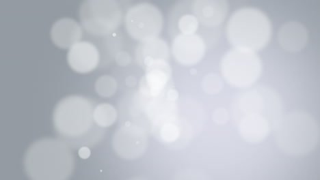 volar partículas de plata abstractas y brillos en degradado blanco 2