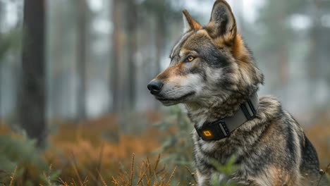 wolf in the forest