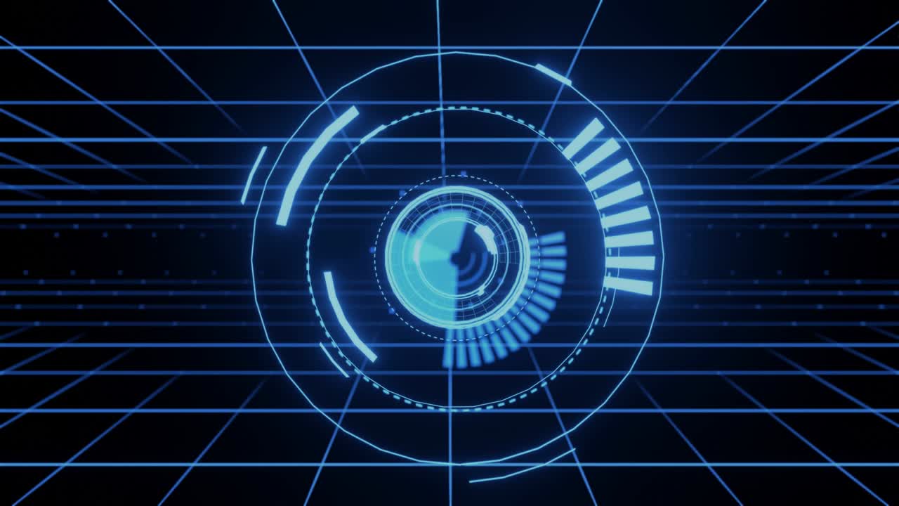 abstract ciencia ficción holograma futurista hud gui fondo en 3d