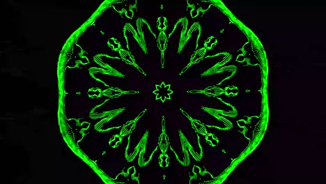 abstracto ornamental cyberpunk psicodélico de fondo iridescente