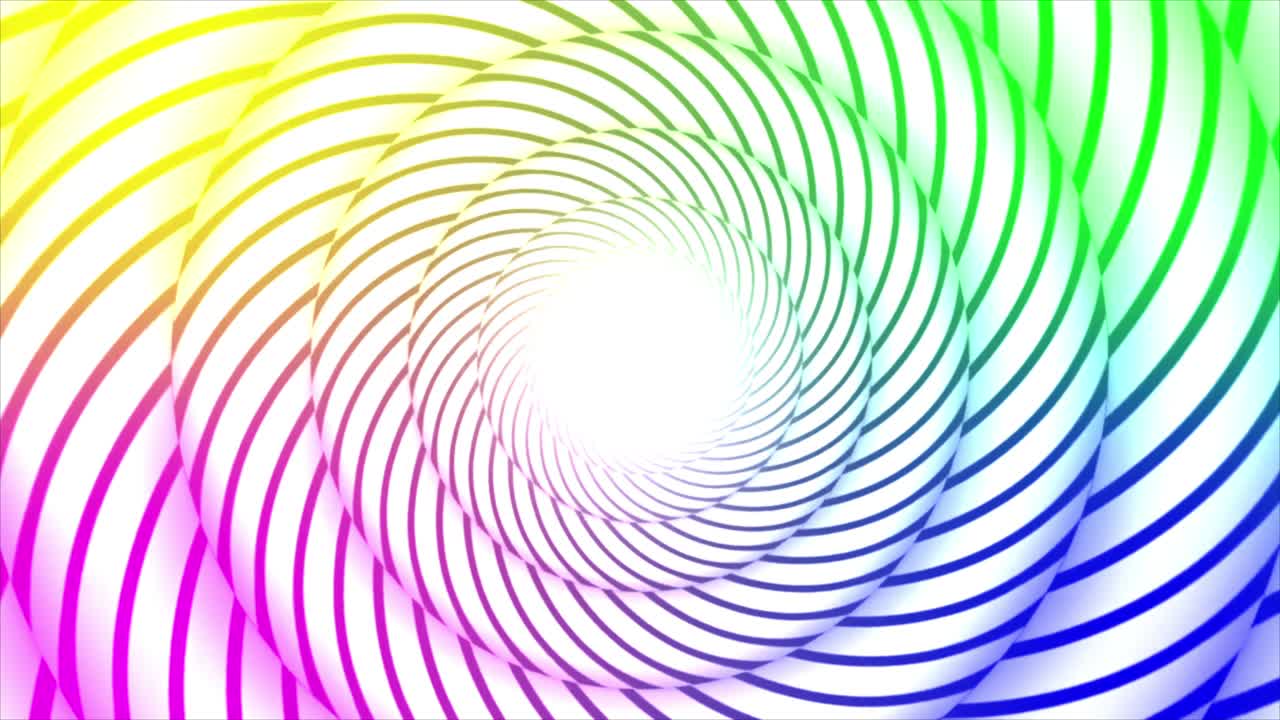 원을 가진 나선형 추상적인 배경