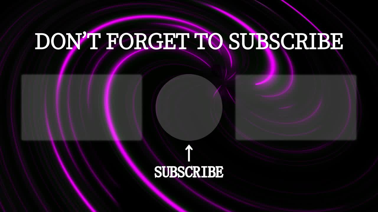 보르텍스 네온 엔드 카드 엔딩 스크린 모션