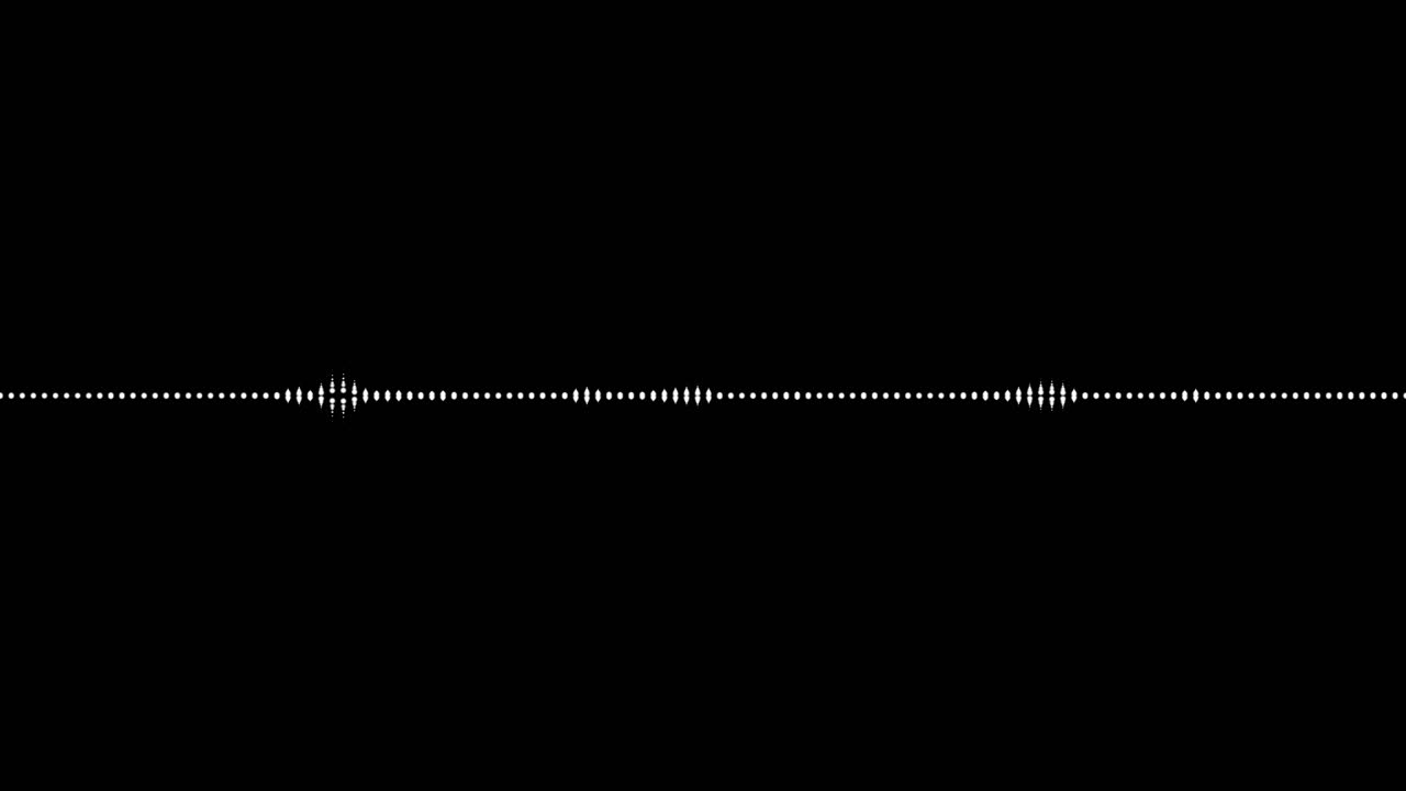 A simple black and white audio visualization effect-32