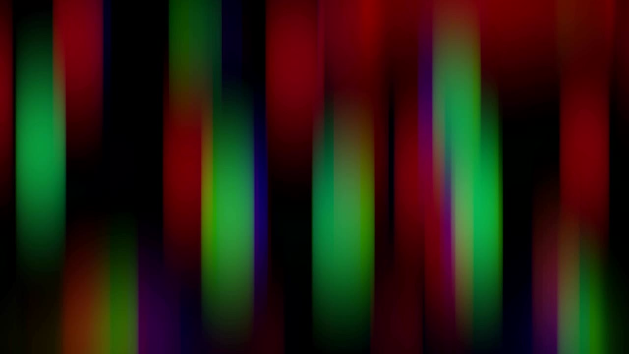 distorted and blurred motion of multicolored bright lights
