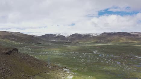 Lagos-En-El-Valle-De-Pampas-Galleras-Apurímac,-Perú