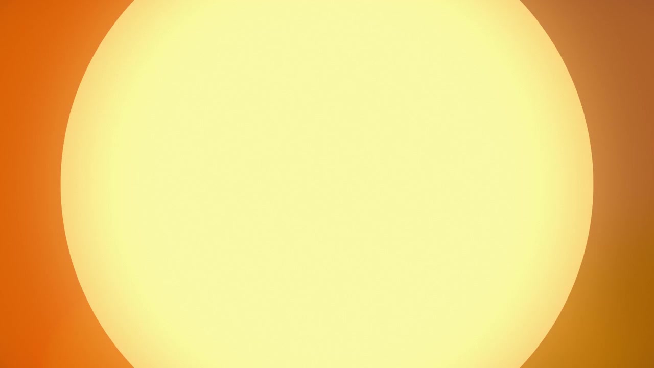 Abstract Glowing Light Orb Expanding and Contracting