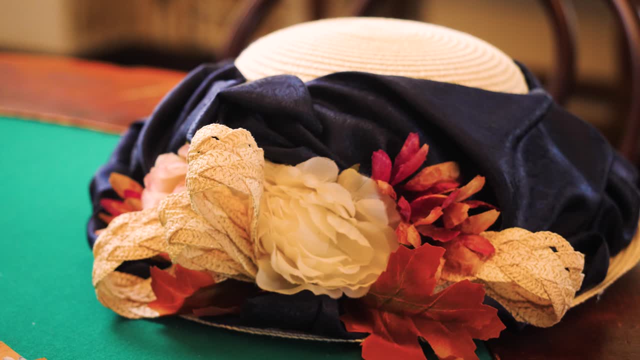 sombrero de mujer de época