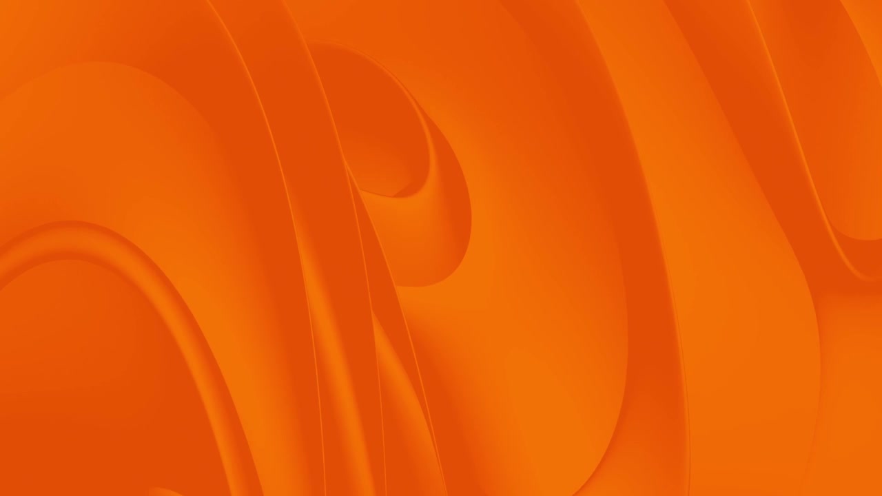 Abstract Orange Background with Smooth Curves