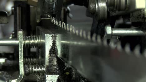 The band saw sharpens automatically
