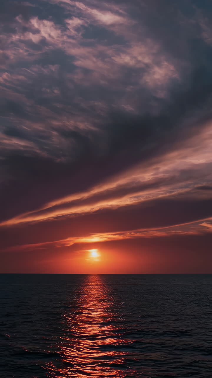 Sunset over the Ocean