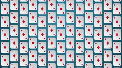 playing card suits diamonds pattern animated background