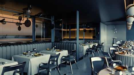 modern luxury restaurant interior design