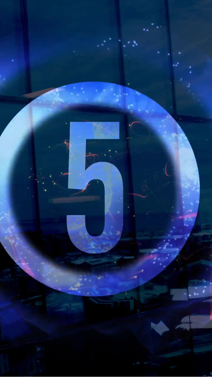 Animated countdown video 4k