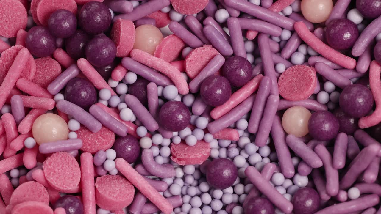 Colorful Pink and Purple Sprinkles