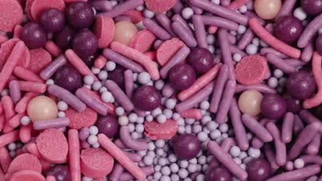 colorful pink and purple sprinkles