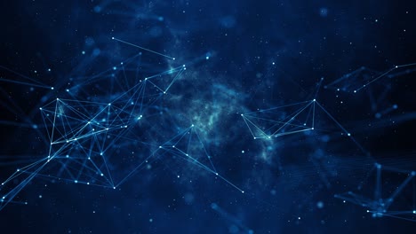 plexus abstract network titles technology science background loop