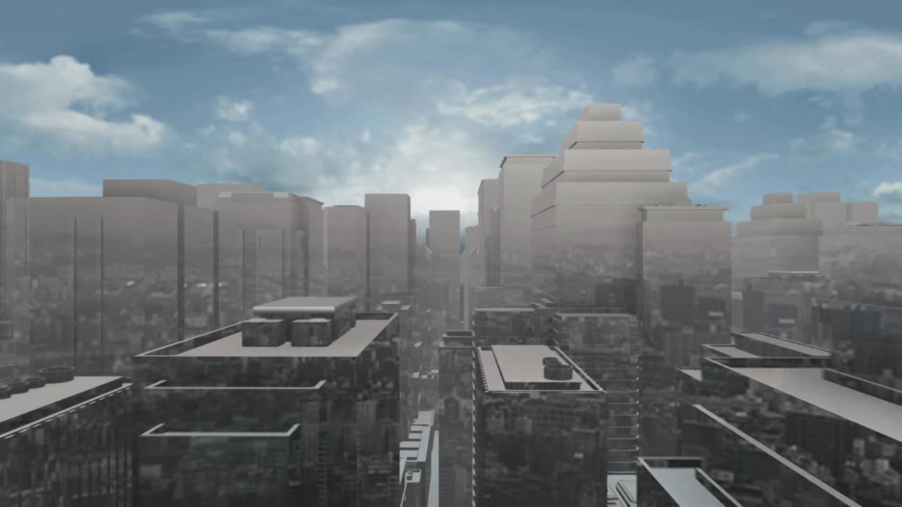 크롬 3d 도시 스카이 라인 루프