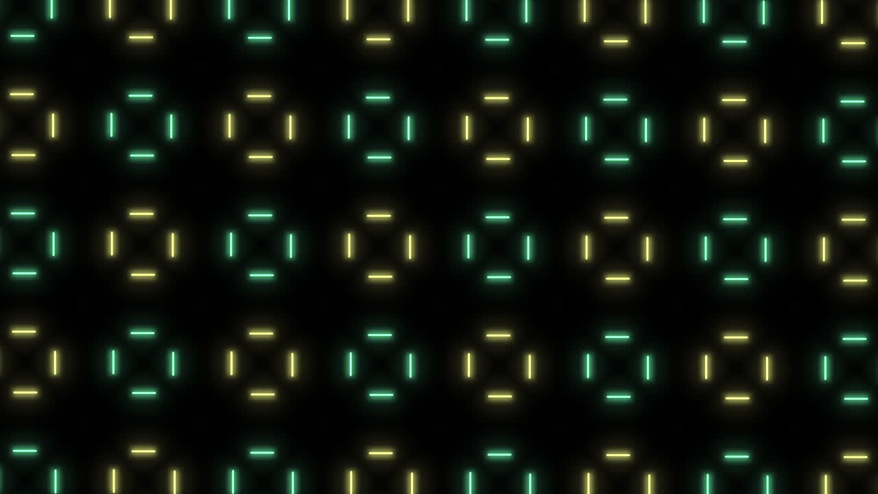 검은 바탕에 네온 녹색 지그자그 패턴