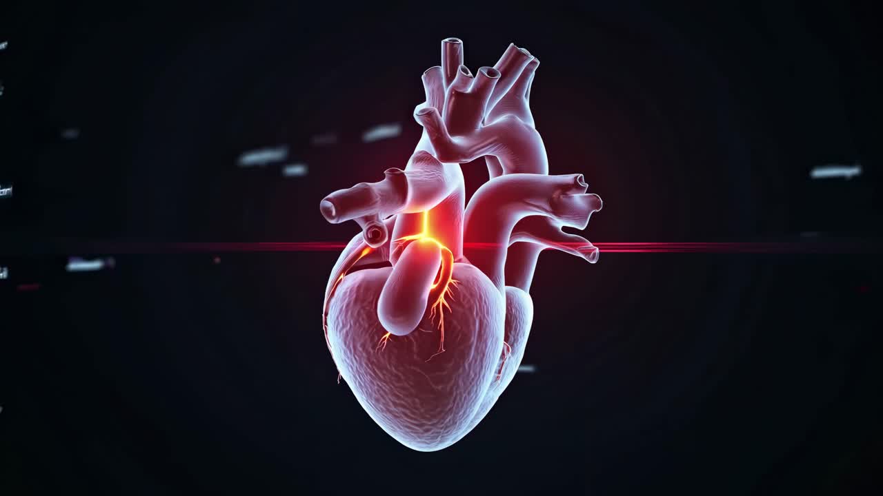 Detailed 3D Model of the Human Heart