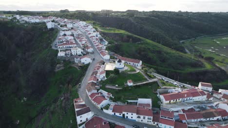 odeceixe village aerial panoramic view, aljezur, algarve
