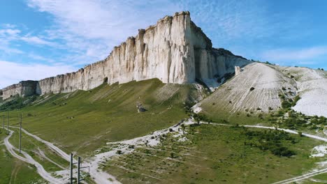 majestic white cliffs and surrounding landscape