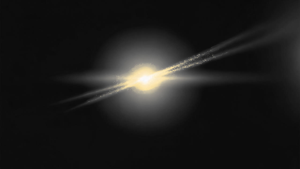 Abstract Light Flare Burst