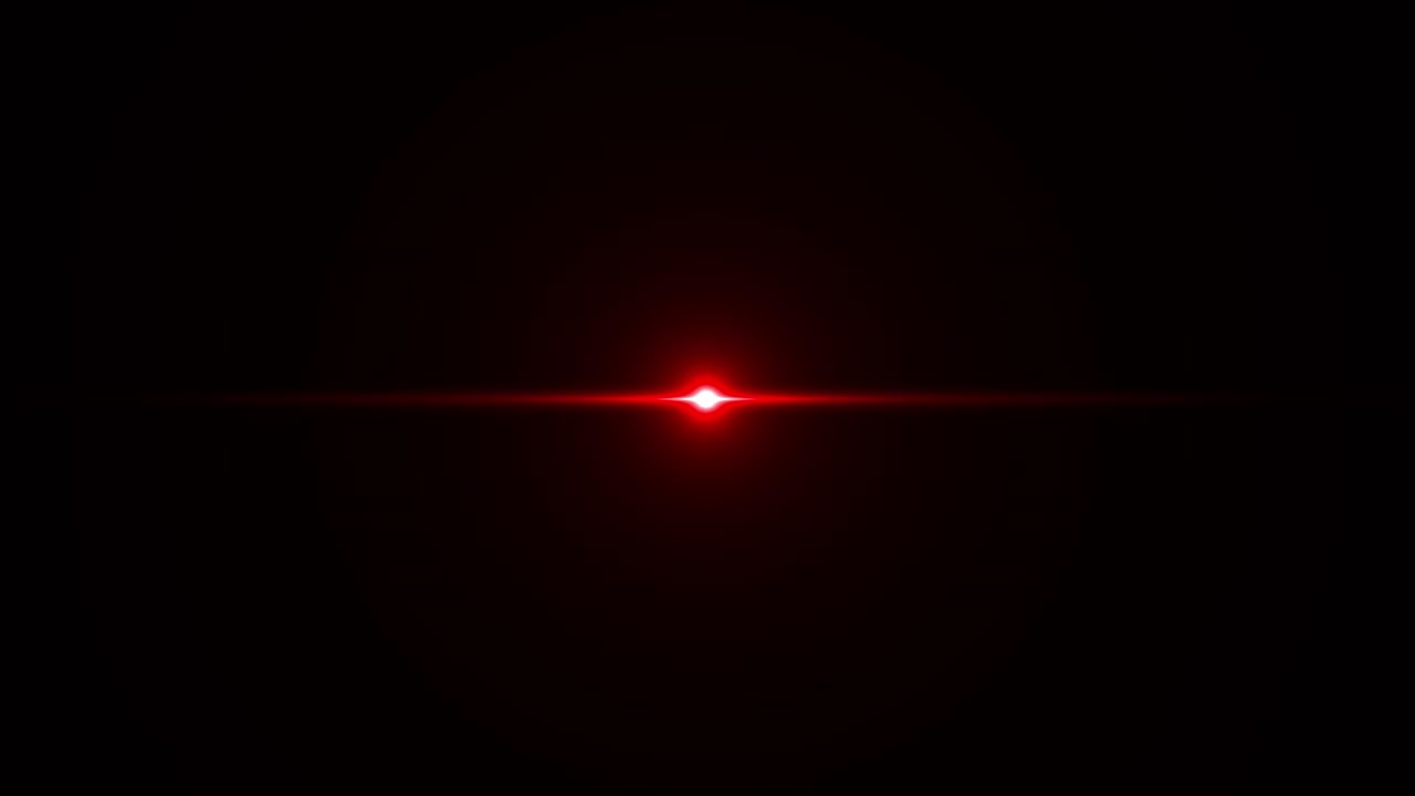 Red blinking red light big bang big boom light explosion red light effect lens flare effect