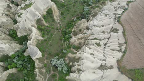 Kappadokien,-Feenkamine,-Erosion-Und-Schluchten