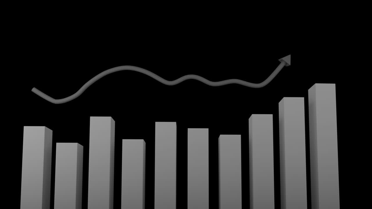 gráfico que muestra las estadísticas cambiantes