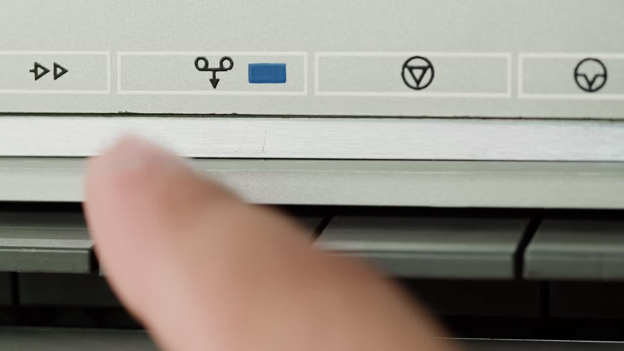 Vintage Computer Control Panel