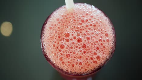 a refreshing pink smoothie