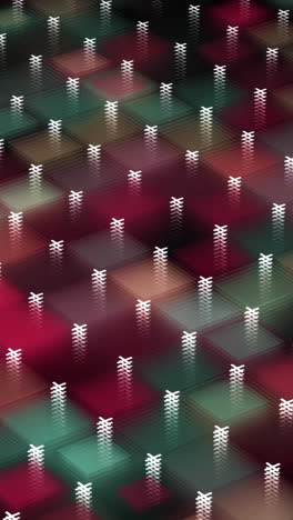 abstract geometric pattern of stacked squares