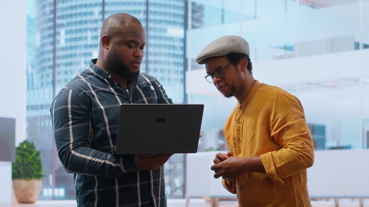 Corporate team discussing their vision with the realtor expert