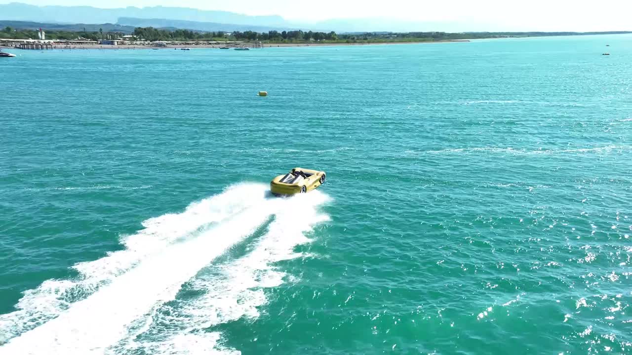 Watercraft speeding on the water