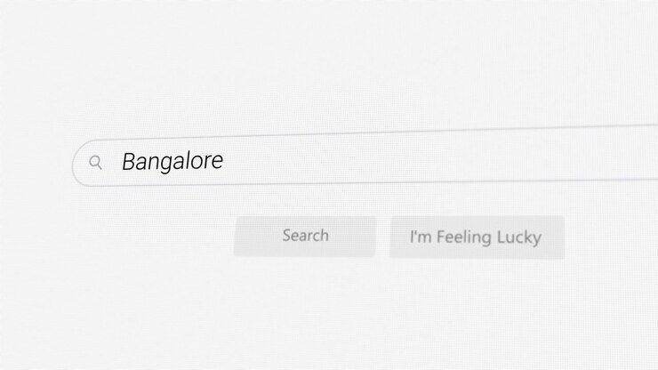 Ricerca di Bangalore sul browser Internet