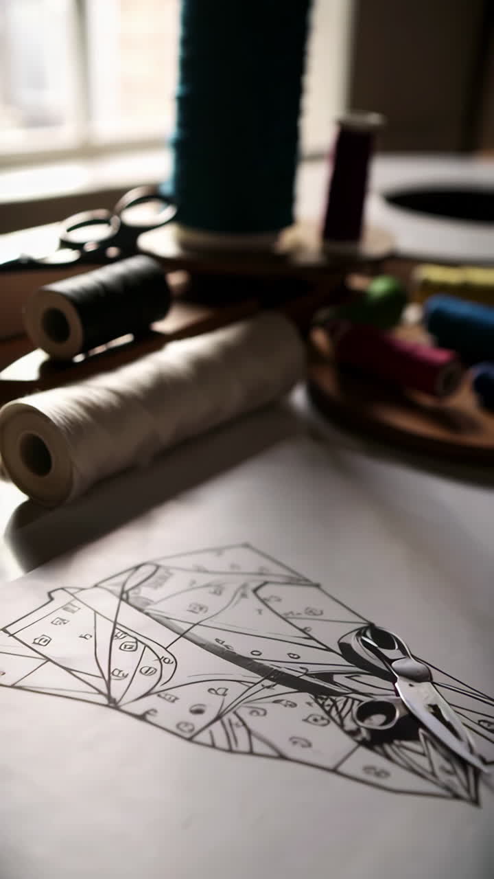 Sewing Supplies and Pattern