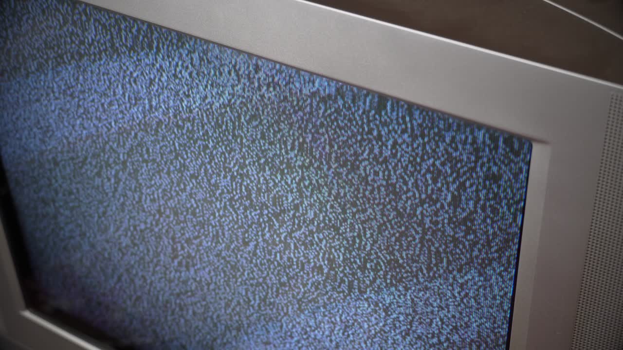 아날로그 텔레비전의 추상적인 소음