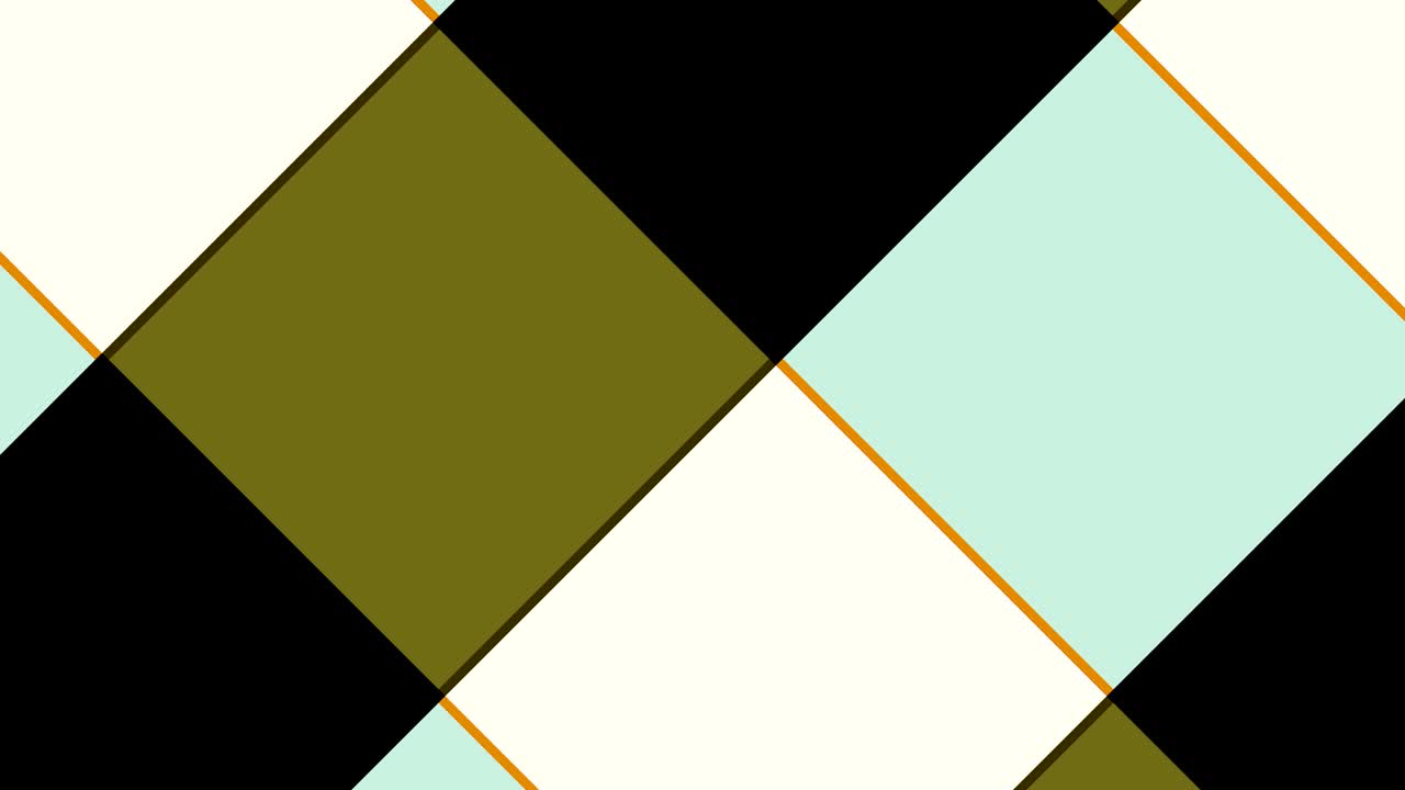 Graphic 2D video pattern with rhombuses moving to the lower right.