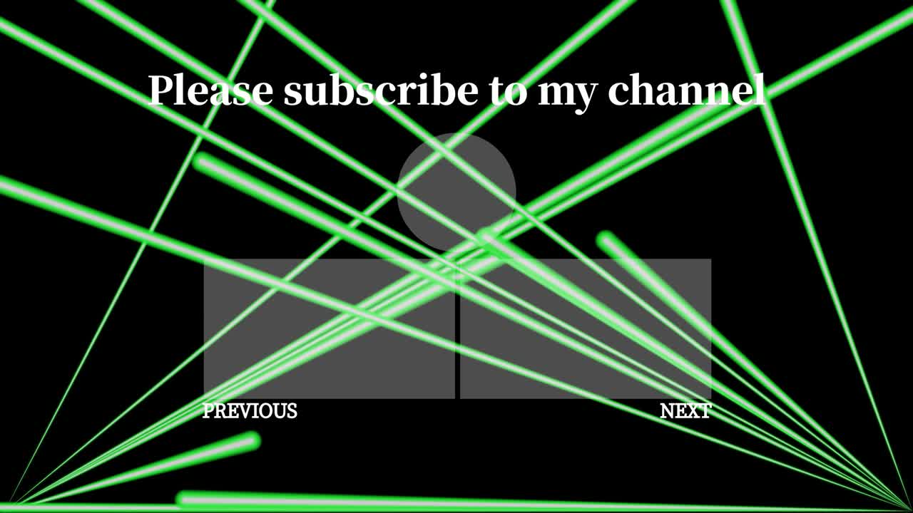 레이저 스테이지 세트  엔드 카드 엔딩 스크린 모션 그래픽