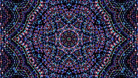 beautiful abstract kaleidoscope that shines, a radiant light that regulates the subtle movements