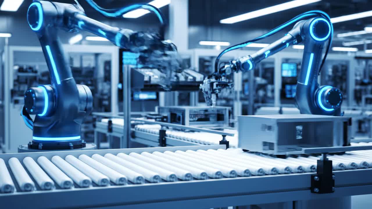Chaîne de montage robotisée automatisée pour la fabrication de boîtiers d’ordinateur