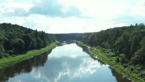 drone footage of punia mount, lithuania