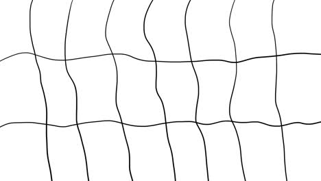 animation of a shaking mesh