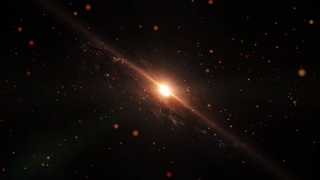 screensaver, galaxy and circle shape moving video background