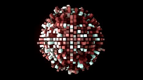 4K Abstract Technology Sphere.