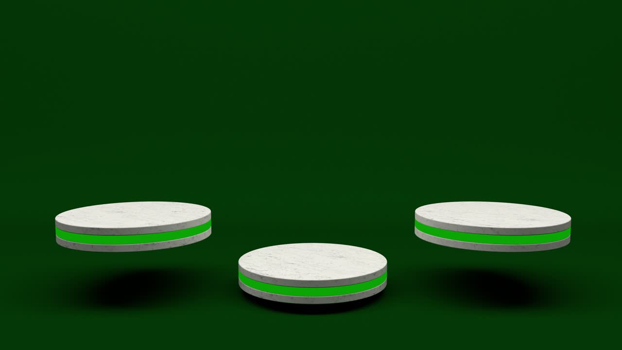 황금 제품 스탠드: 푸른 배경으로 박이는 빛을 키우는 빈 디스플레이에 미래주의 또는 포디움 기단.