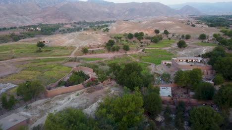 imágenes de drones del paisaje panorámico de hesarak