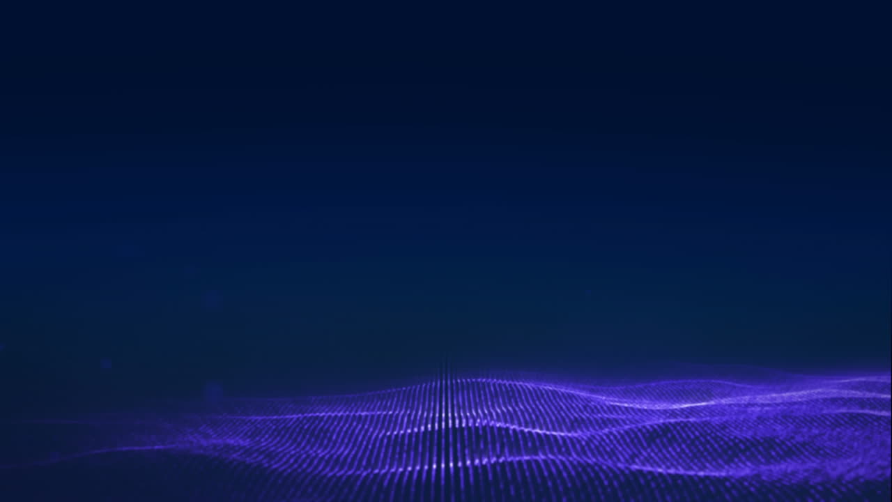 Glowing lights on purple background