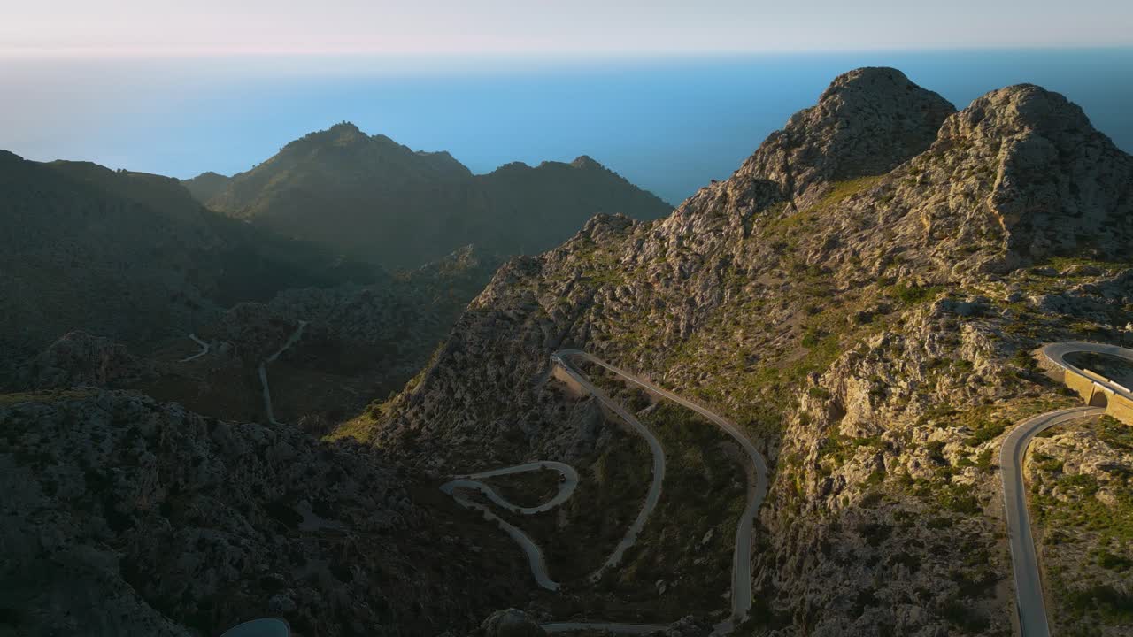 Tornante di Sa Calobra, isola di Palma di Maiorca.