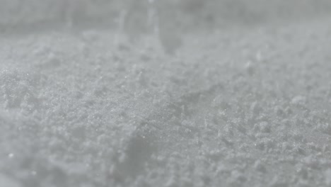 time-lapse macro toma de derretimiento del hielo